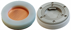 Sample holder - copper disc for Micropol MC3