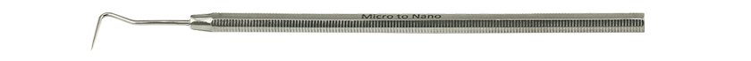 Value-Tec VP6 probe with sharp curved hook tip, round handle, 410 stainless steel