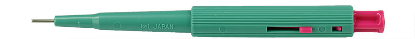 Integra Miltex Biopsy Punch Handstanze mit Auswurfmechanismus, Ø 1,0 mm, grün/violett