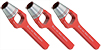 Set of heavy duty round hollow punches for filters with  Ø25, Ø35 and  Ø47mm