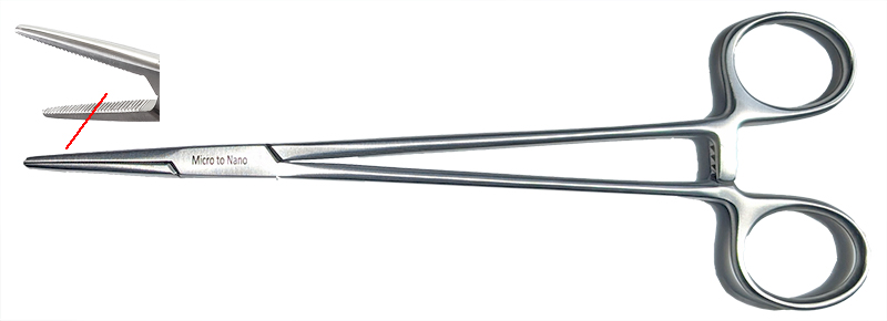 52-007421.jpg EM-Tec HM21S halstead mosquito locking forceps, 21 cm, straight tip
