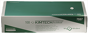 Kimtech Science 2-Lagige Reinigungstücher Type 7557, 20 x 20,5 cm, Karton/100 Tücher