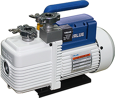 Value VRI-4 dual stage rotary vacuum pump 4m3/hr, KF16, 230v/50Hz