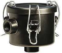 EM-Tec ME16 Ölnebelfilter für Rotationsvakuumpumpen mit 1/2 Zoll G (BSPP) Gewinde-Anschluss