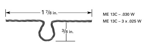 Micro-Electronics evaporation filament source ME13C, Tungsten