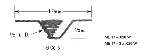 Micro-Electronics Verdampferwendel ME17, Wolfram