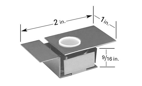 Micro-Electronics shielded crucible heater ME19 for crucibles C1 and C9, Tungsten