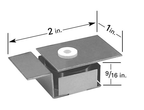 Micro-Electronics shielded crucible heater ME20 for crucibles C10, Tungsten