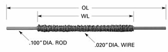 R D Mathis Tungsten rod evaporation sources