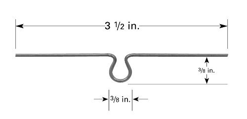 Point source loop filament P6, Tungsten
