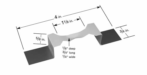 Aluminiumoxid beschichtetes Verdampfungsschiffchen S1, erhabenes Mittelteil mit 3 mm Vertiefung, 102 mm L x 19 mm B 