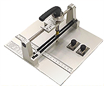Karate Groover, precise and controlled scoring and cutting instrument with 2 magnetic plates